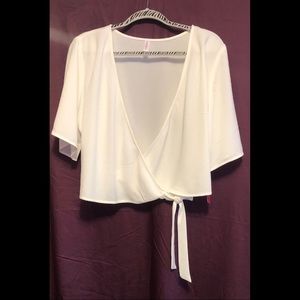 White Tie Around Top, XL